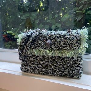 Kurt Geiger London Tweed Kensington Fabric Bag